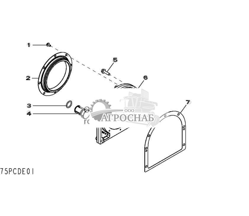 4701 Rear Crankshaft Oil Seal  Housing 